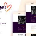 Heartness – Fundraising / Donation Landing Page