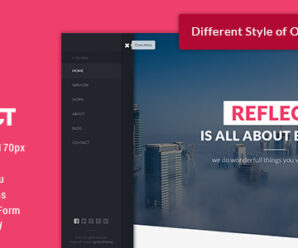 Reflect – Single Page HTML Template