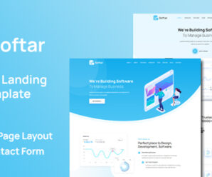 Softar – Software Landing Page