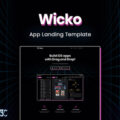 Wicko – App Landing Page