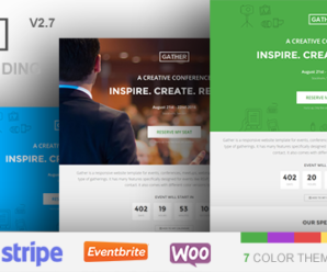 Gather – Event & Conference WP Landing Page Theme