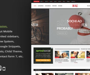 MAG = Grid Magazine / News WordPress Theme / Front-end Submission