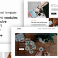 Kara – 100+ Responsive Modules + StampReady, MailChimp & CampaignMonitor compatible files