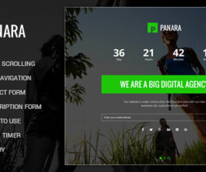 Panara – Responsive Coming Soon Template