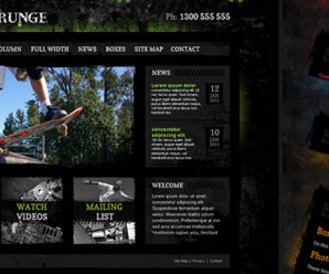 Sport and Grunge – HTML