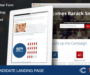 Political Candidate – Responsive Landing Page