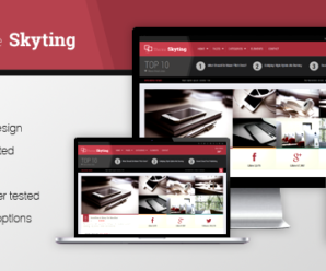 Skyting Magazine HTML5 template