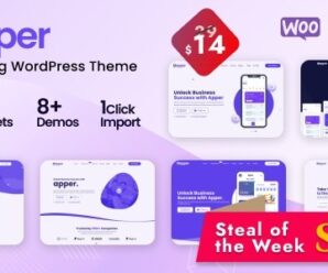 Apper – WordPress Multi-concept App Landing Page Theme