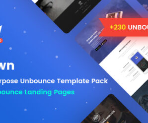 Crown – Multipurpose Unbounce Landing Pages Pack