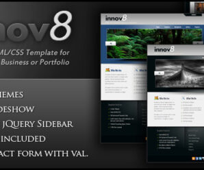 innov8 – HTML/CSS for Business or Portfolio