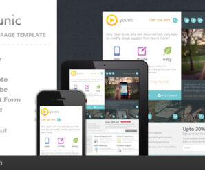 Younic Responsive Landing Page