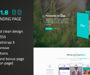 Cian – Landing Page Template + Coming Soon