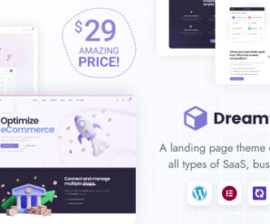 Dreamfolio – Landing Page WordPress Theme