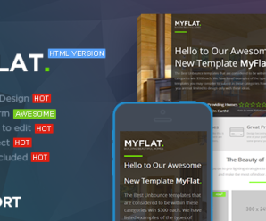 MYFLAT – Real Estate HTML Landing Page