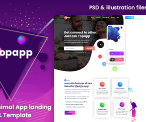 Topapp – App Landing Page