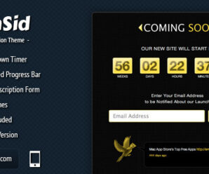 SoonSid – Coming Soon Theme