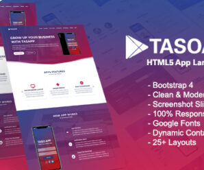 Tasoapp-App Landing Page