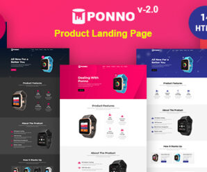 Ponno – Product Landing Page