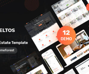 Sheltos – Real Estate HTML Template + Admin Template + Email Template