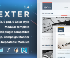 Dexter – Responsive E-mail Template