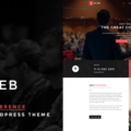 Event Landing Page WordPress Theme for Conference Marketing – Aleb