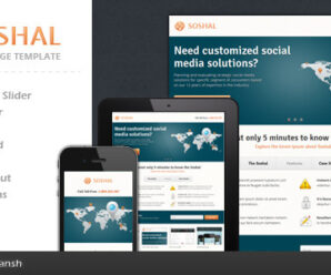 Soshal Responsive Business Landing Page