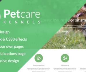 PetCare Dog Kennels WordPress Theme