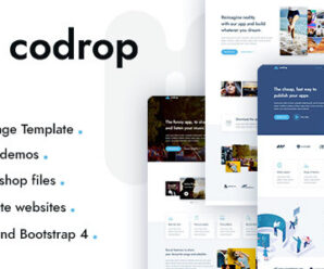 Codrop – App Landing Page And One Page Template