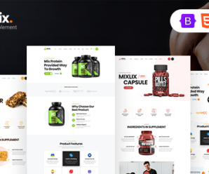 Mixlix – Health Supplement Landing Page