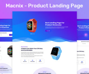 Macnix – Product Landing Page