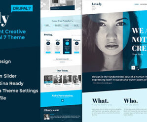 Love.ly – Simple & Elegant One Page Drupal Theme