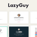 LazyGuy – Personal Landing Page Template for Everyone