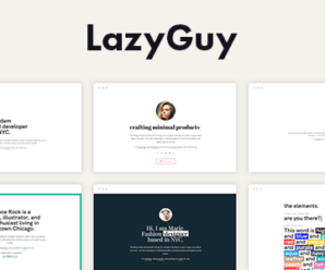 LazyGuy – Personal Landing Page Template for Everyone