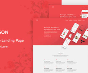 Meson – App Landing Page with Blog