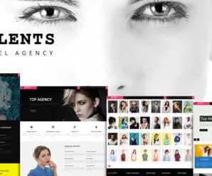 Talents –  Model Agency WordPress CMS Theme