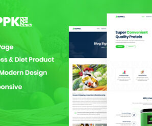 Suppke – Health Supplement Landing Page