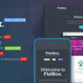 FlatBox –  Software Landing Page Template