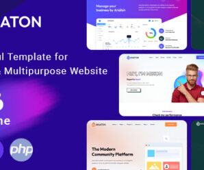 Anaton – Software & SaaS Landing Page