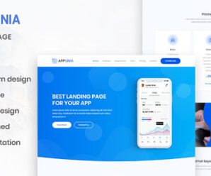 AppSinia – App Landing Page