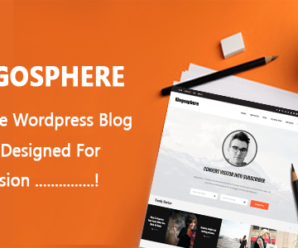 Blogosphere – Multi Purpose WordPress Blog Theme