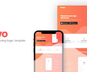 Enovo | App Landing Page Template