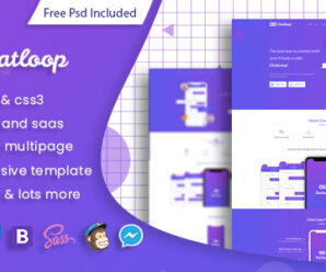 Chatloop – React App Landing Page