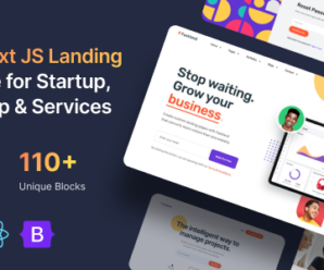 Fastland – React Next JS Landing Page Template