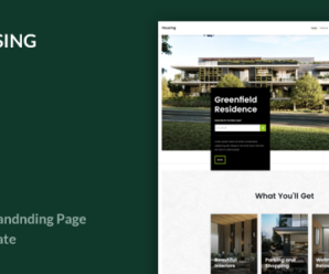 Housing – Real Estate Landing Page Template