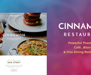 Cinnamon Restaurant Theme for WordPress