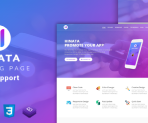 Hinata | App Landing Page