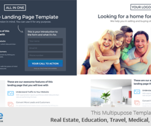 All in one Multipurpose Landing Page Template