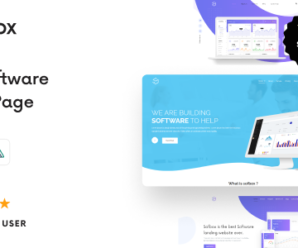 Sofbox – Vue JS Software Landing Page