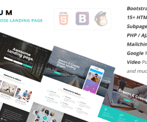 Helium –  10 in 1 Landing Pages Package