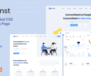 Monst – NextJS Tailwind CSS landing page